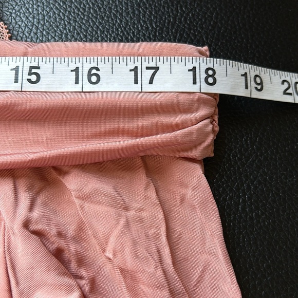 Jonathan Simkhai NIGHT COLD SHOULDER LACE TRIM JERSEY BODYSUIT BLUSH Sz M NEW - Picture 13 of 14